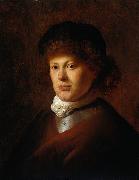 Jan lievens Portrait of Rembrandt van Rijn Sweden oil painting artist